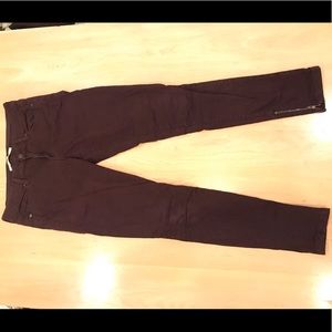 Vince Side-Zip Moto Jeans